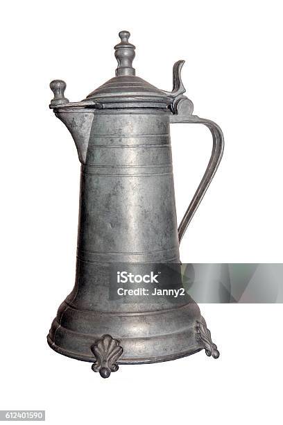 Vintage Metal Coffee Pot Stock Photo - Download Image Now - Old, Coffee Pot,  Antique - iStock