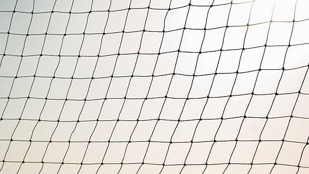 istock beach volleyball Net Closup 612414746