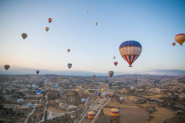 istock Hot air balloons in Cappadocia 612416422