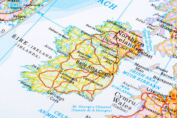istock Map of Dublin, Ireland 612417534