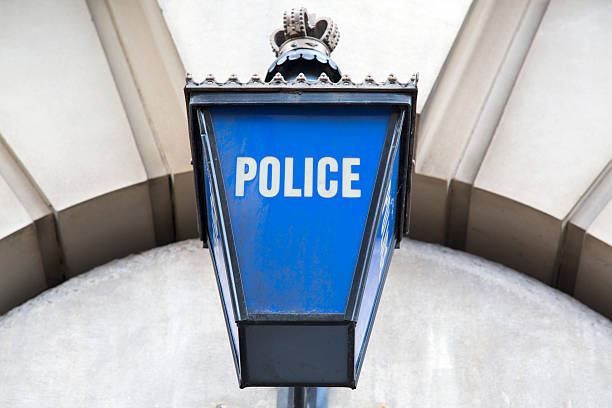 istock Police Station Sign 612478770