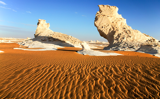 Dunes in Egypt.