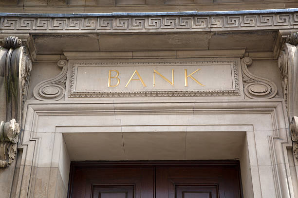 istock Bank Sign 612478998