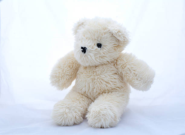 istock stuffed toy bear  on a white background 612479422