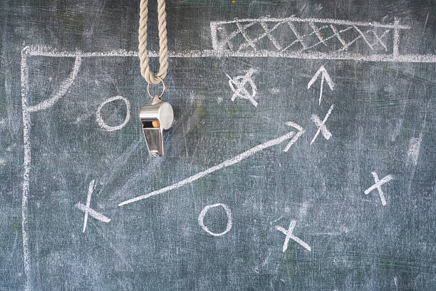 istock whistle of a soccer trainer 612482402