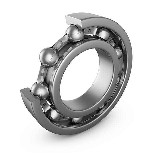 istock Ball bearing in a cut 612485056