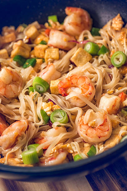 istock Pad Thai Noodles with Prawns 612486796