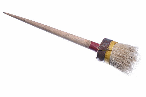 istock Old unused paint brush closeup 612488558