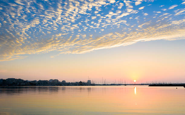 istock Dawn at the marina III 612488704