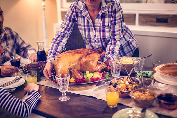 istock Traditional Holiday Stuffed Turkey Dinner 612488834