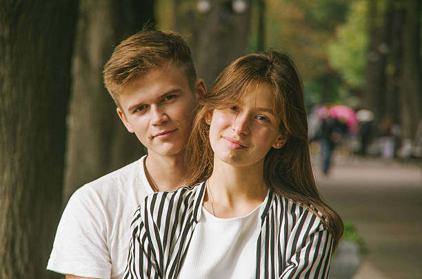 istock Tender young couple face to face 612488868