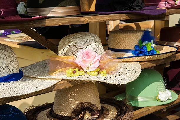 istock Elegant female or woman's hats 612490856