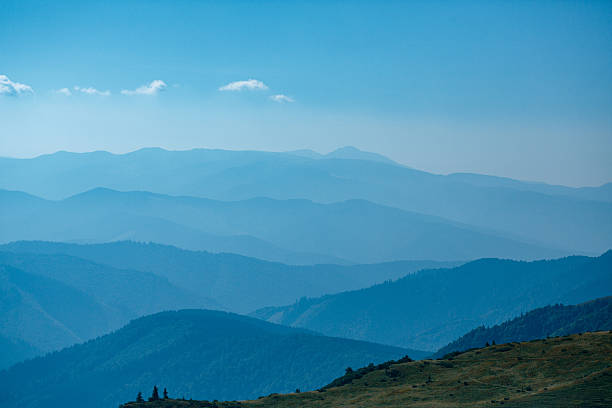 istock Blue mountains in Ukraine Carpathians 612491058