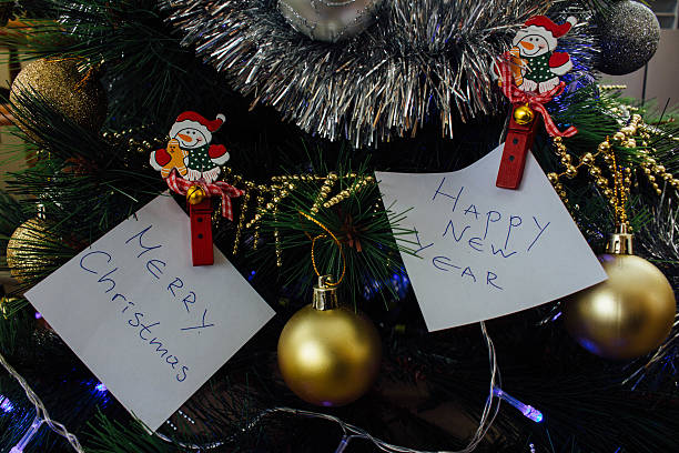 istock Merry Christmas and Happy New Year 612491392