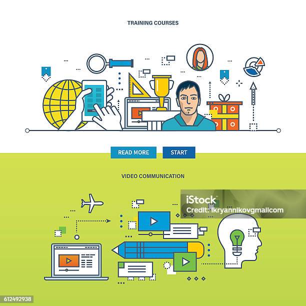 Training Istock Concept Illustration Training Courses And Video Stock Illustration ...