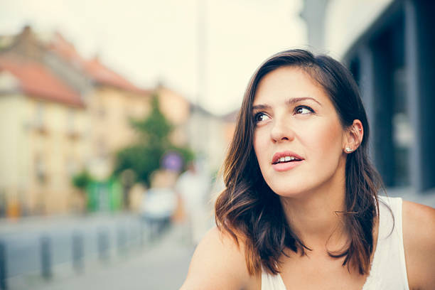 istock Beautiful Girl Outside 612503290