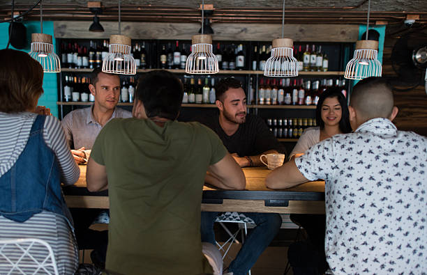 istock Friends eating at a restaurant 612505320