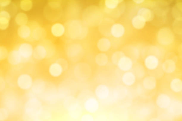 istock Yellow Fairy Lights Background 612505748