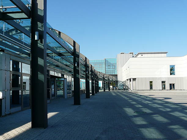 istock Modern Ground Level Railway Station in Early Morning 612508754
