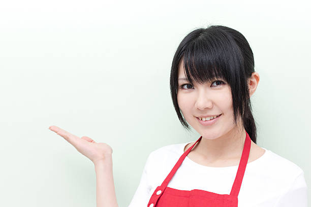 istock Japanese woman making gestures 612508790