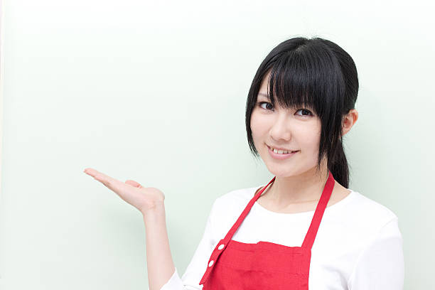 istock Japanese woman making gestures 612508826