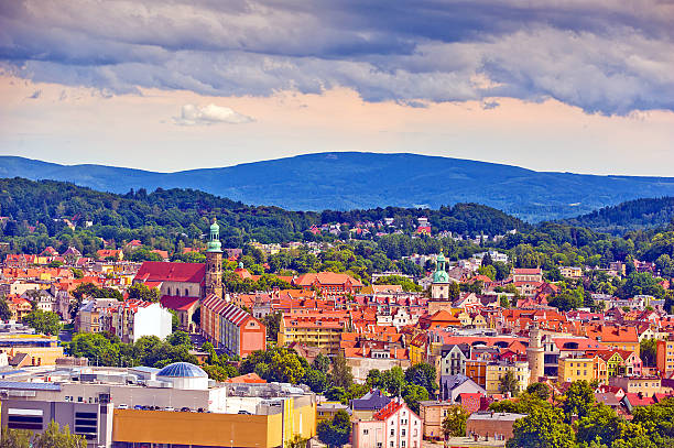 istock Jelenia Gora and Karkonosze mountains 612509964