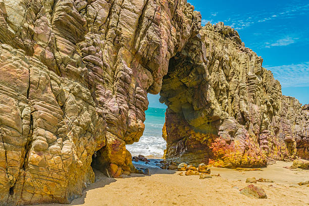 istock Detail View Pedra Furada Jericoacoara Brazil 612514532