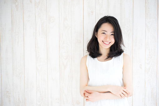 Portrait of a Japanese woman
