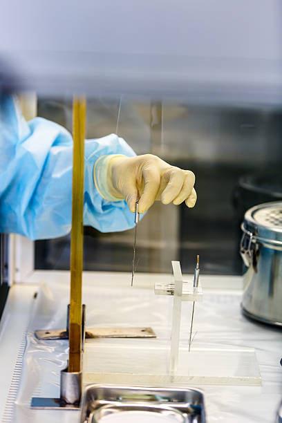 istock Scientists in protective suits in the 