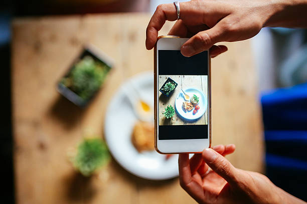Photographing the food
