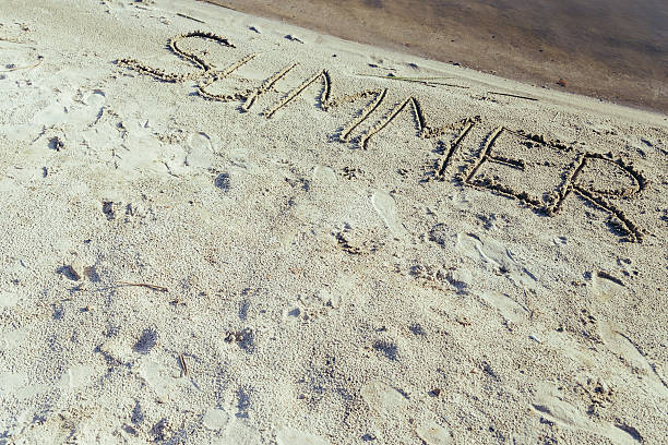 istock Sand on beach and river water 612525060