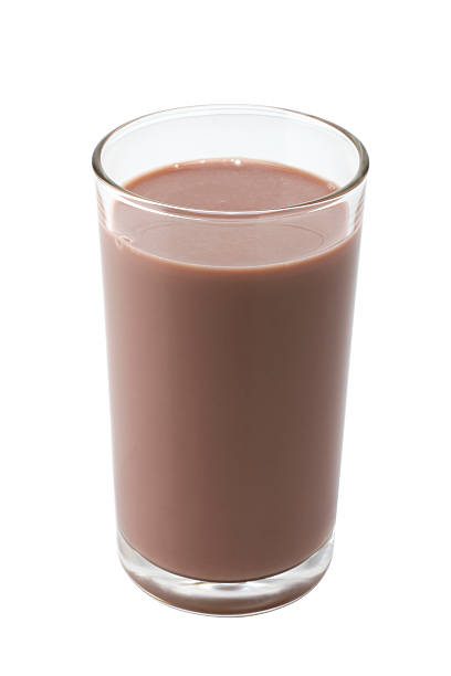 istock glass of chocolate milk isolated on white background 612615202