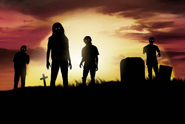 Scary Alien green screen isolate. 3d rendering
