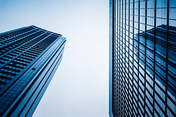 istock low angle view of skyscrapers 612618224