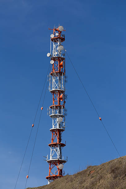 tour de technologie radio sur l’île - north sea audio photos et images de collection