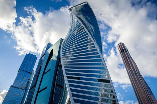 Moscow City International Business Center in Russia