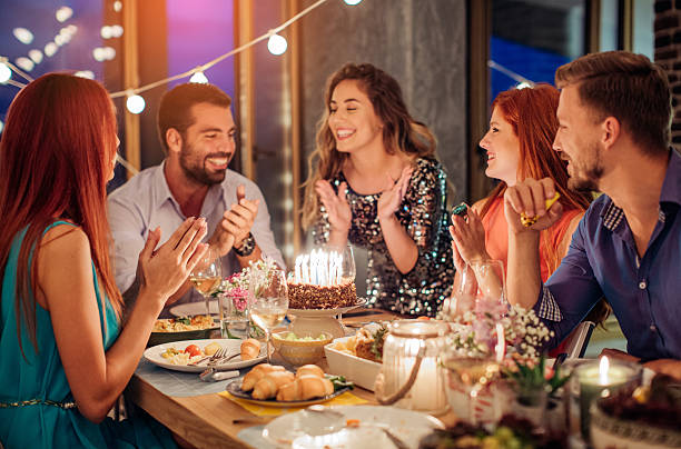 istock Applause for the bithday girl! 612628496