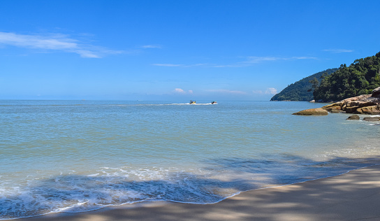 Pantai Keracut beach. Penang island National Park. Malaysia