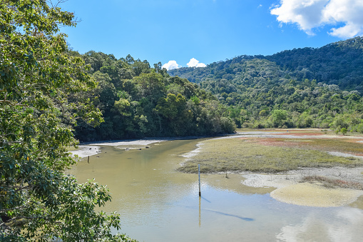 Pantai Keracut beach. Penang island National Park. Malaysia