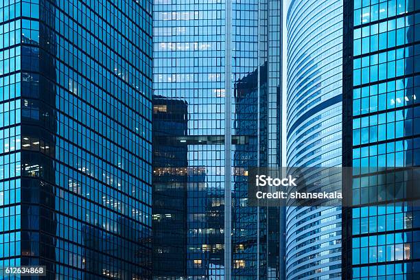 Hong Kong Central District Stock Photo - Download Image Now - Building Exterior, Construction Industry, Glass - Material