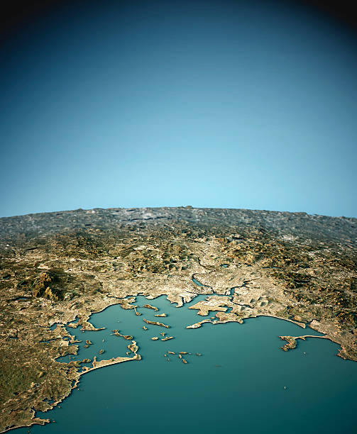 istock Boston 3D View East To West Natural Color 612638812