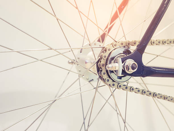 Bicycle Wheel Spoke and Chain details Cycling Part