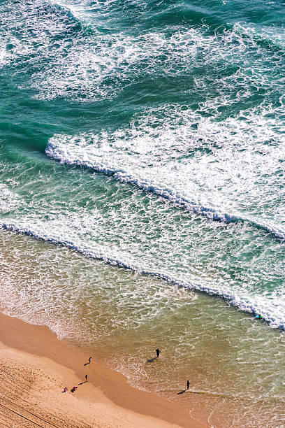 istock Aerial view of ocean beach 612639802