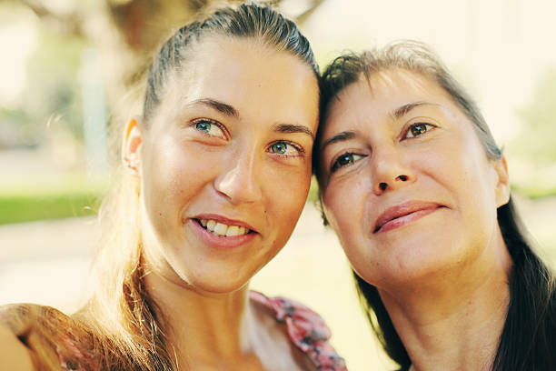 istock Young girl with her mother 612641306