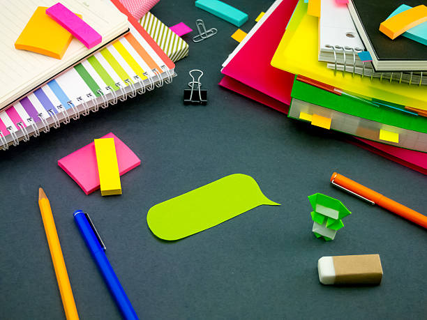 istock Little Origami Ninjas Helping Your Work on Your Desk 612644418