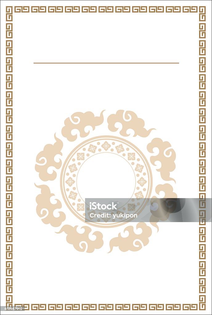 Chinese Rialo Template Chinese Template Vector Stock Illustration - Download Image Now - Art ...