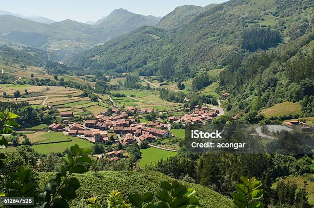 Village Of Carmona Cantabria Stock Photo - Download Image Now - Agricultural Field, Landscape - Scenery, Rural Scene