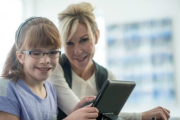 istock Young Girl with a Visual Impairment 612660200