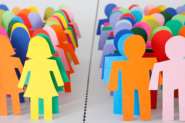 istock Divided men and women 612713848