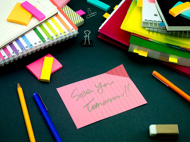 istock Somebody Left the Message; See You Tomorrow 612713890